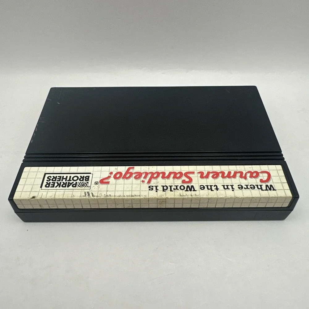 Where In The World Is Carmen Sandiego Sega Master System SMS Game Cartridge